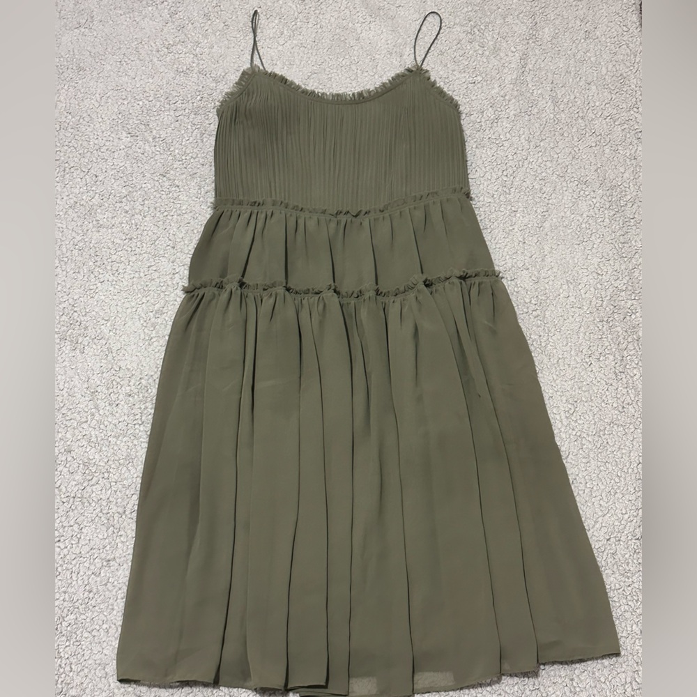 Banana Republic Olive Green Dress